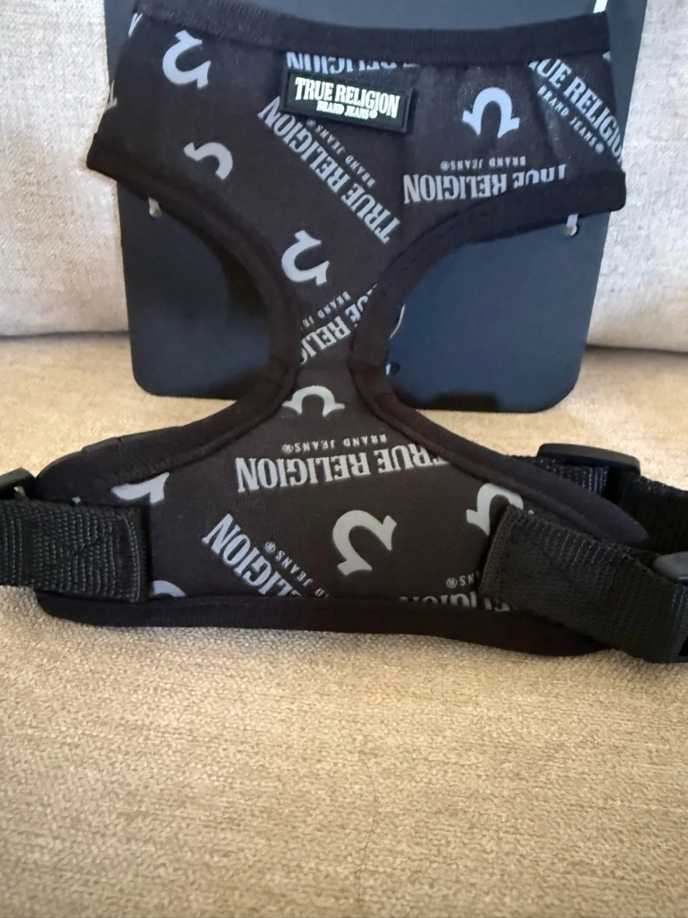 TRUE RELIGION black Pet Harness NWT S
